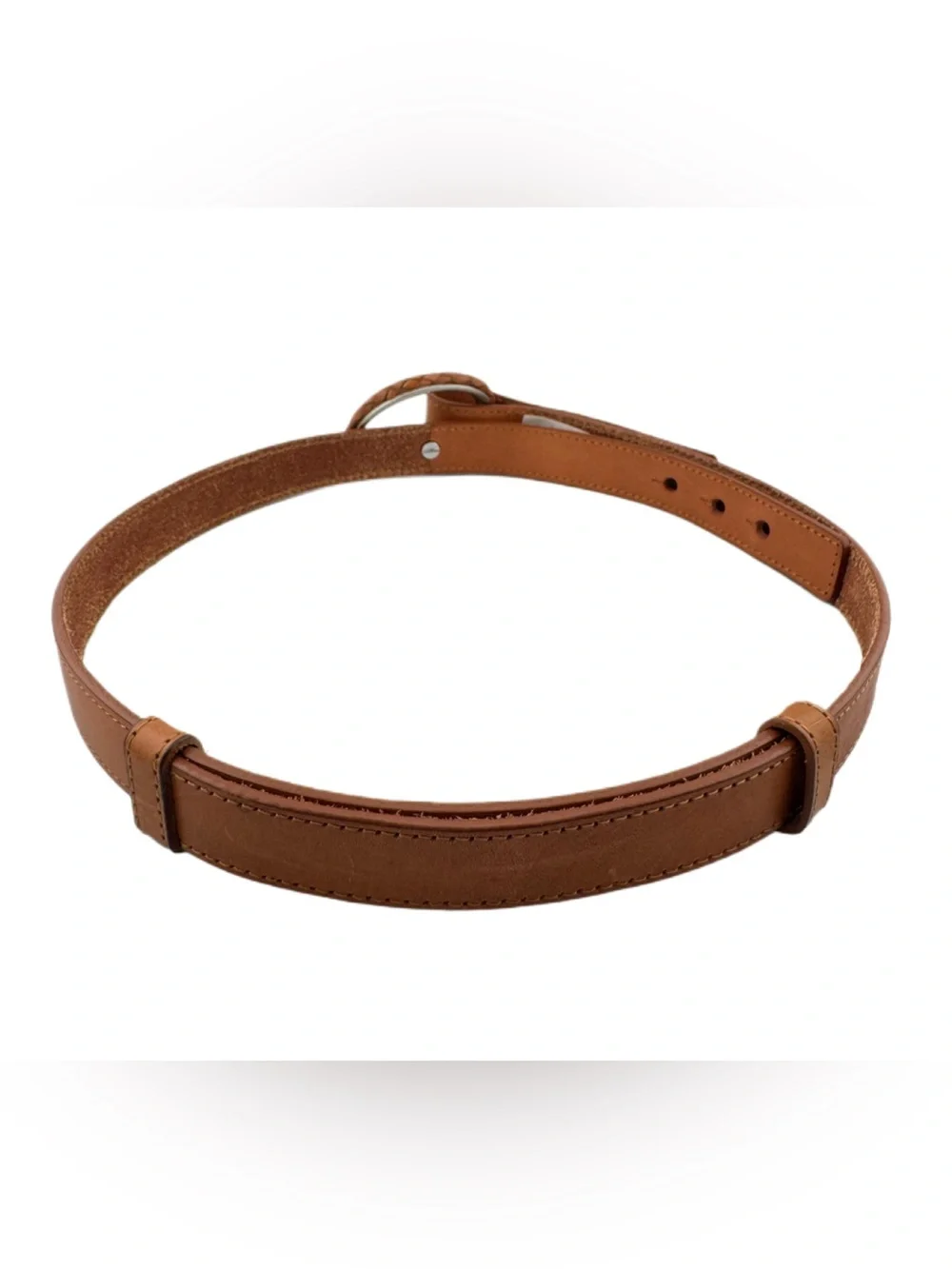 Lands’End Leather O-Ring Belt